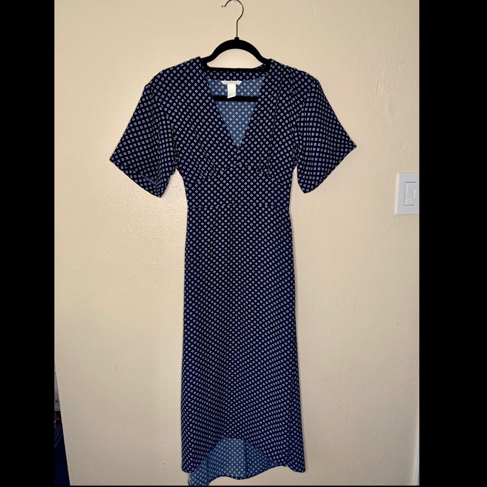 H&M High Low 1970s style maxi dress